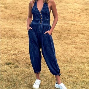 NWT Free People Travel Light Jumpsuit